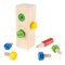 Wooden Screw Block Toy For Kids Fine Motor Skill Development 6 Screws And Screwdriver